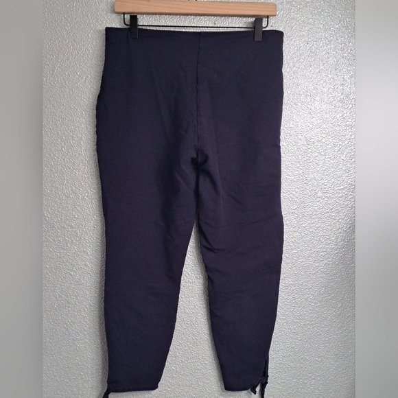 Lysse Navy Blue Tie Crop Pants Size XL - Picture 4 of 6
